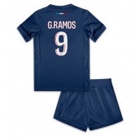 Paris Saint-Germain Goncalo Ramos #9 Hemmadräkt Barn 2024-25 Kortärmad (+ Korta byxor)